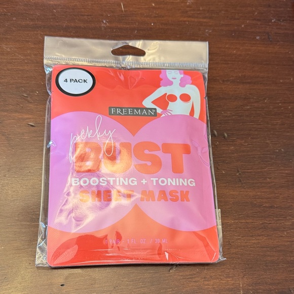 Freeman Bust Boosting & Toning Sheet Mask 4 Pack - Picture 1 of 4